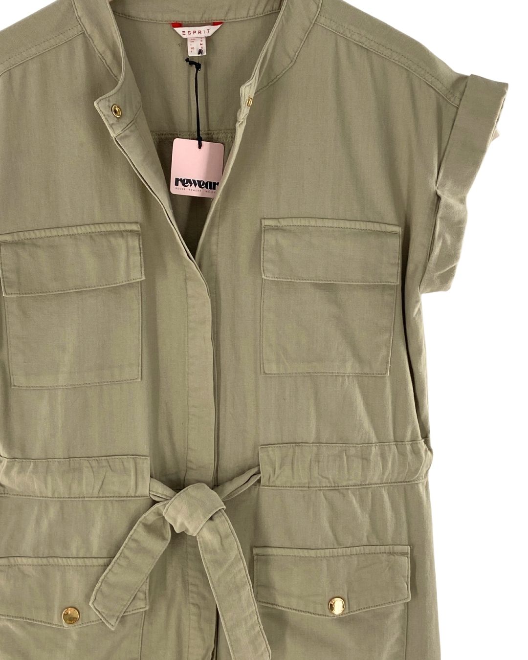 Vestido cargo anudado