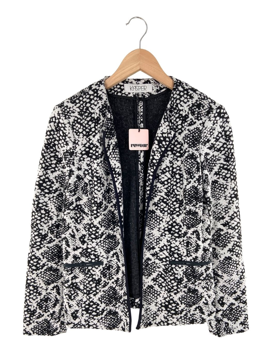 Blazer delgado diseño piton