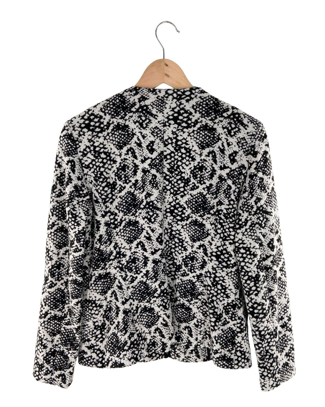 Blazer delgado diseño piton