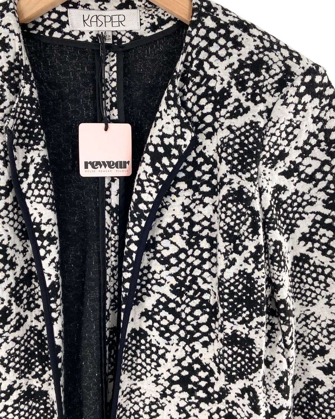 Blazer delgado diseño piton