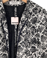 Blazer delgado diseño piton