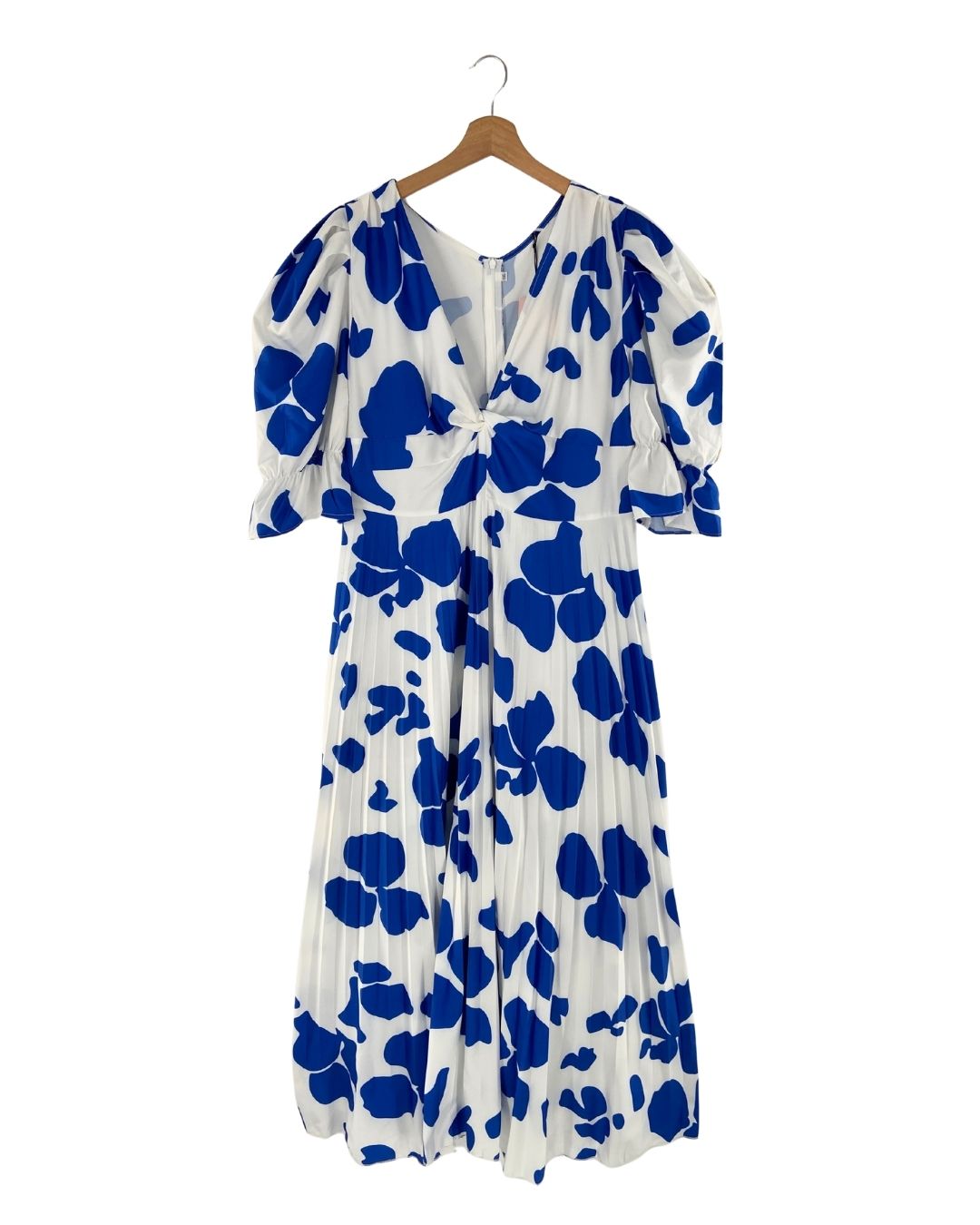 Maxi vestido falda plisada