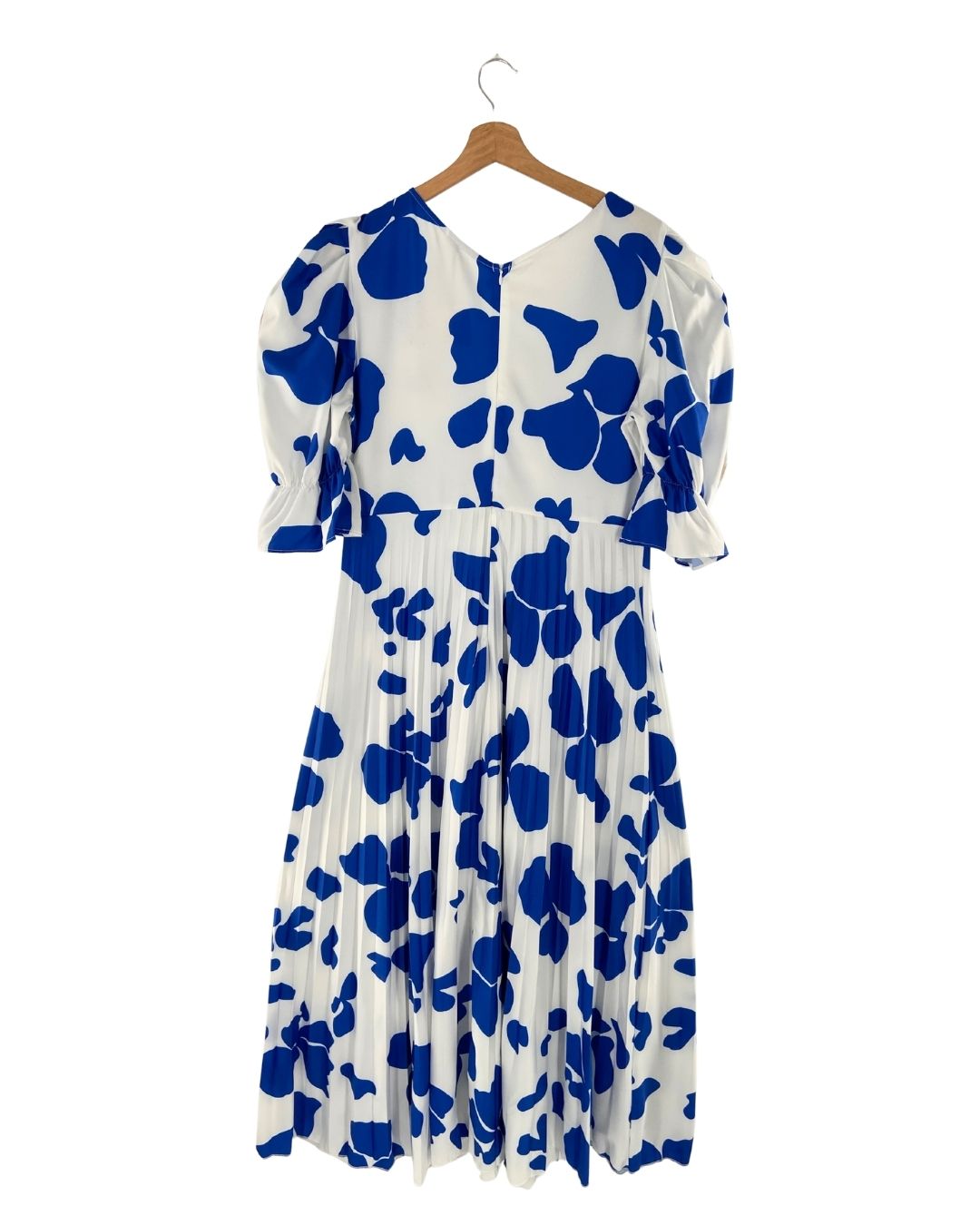 Maxi vestido falda plisada