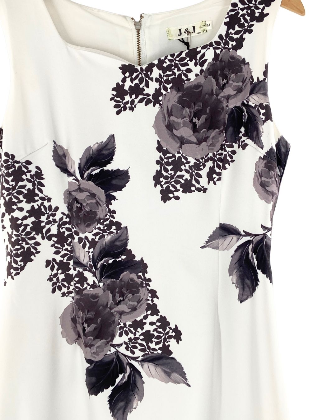 Vestido midi sleeveless print