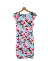 Vestido midi manga puente