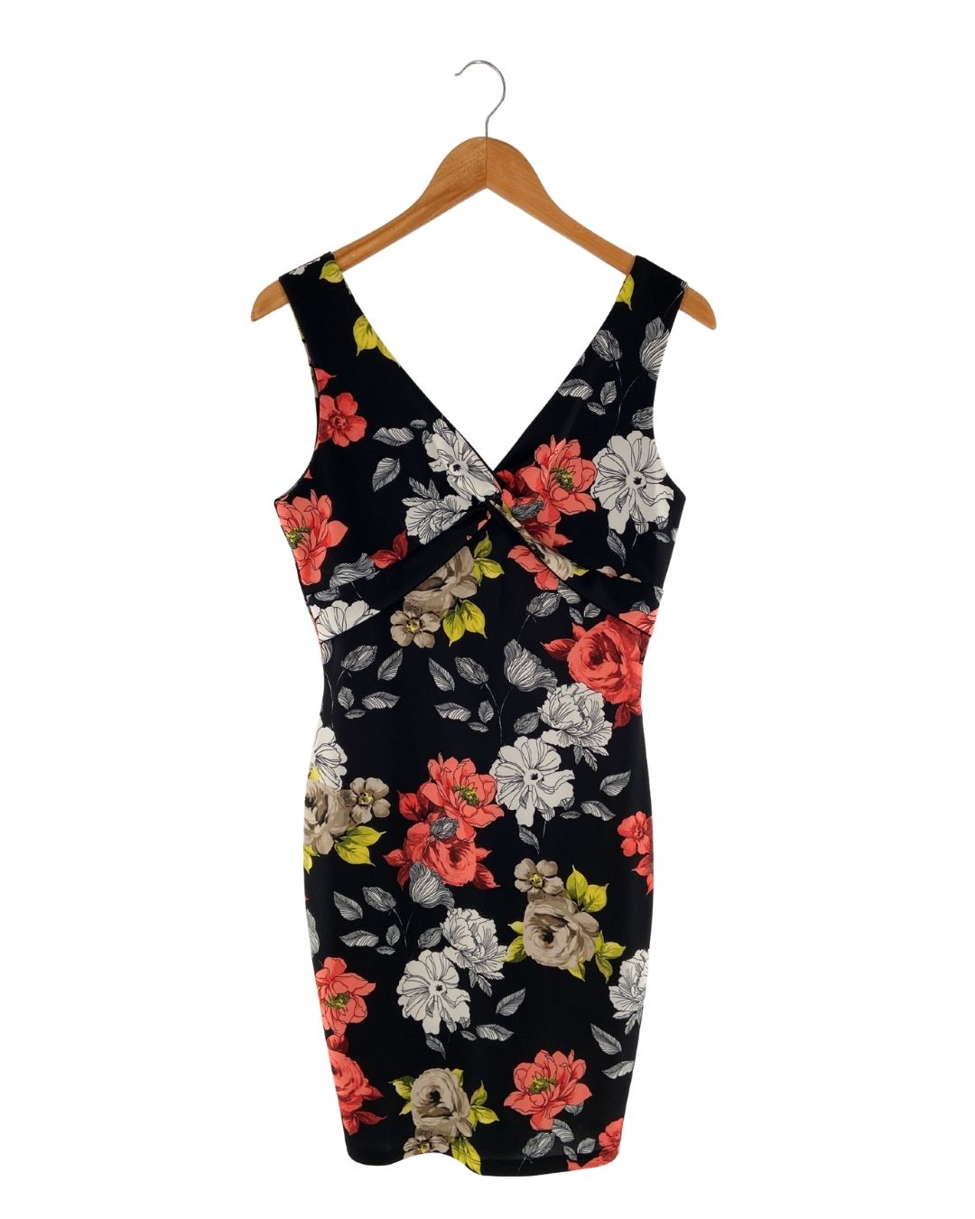 Vestido midi anudado