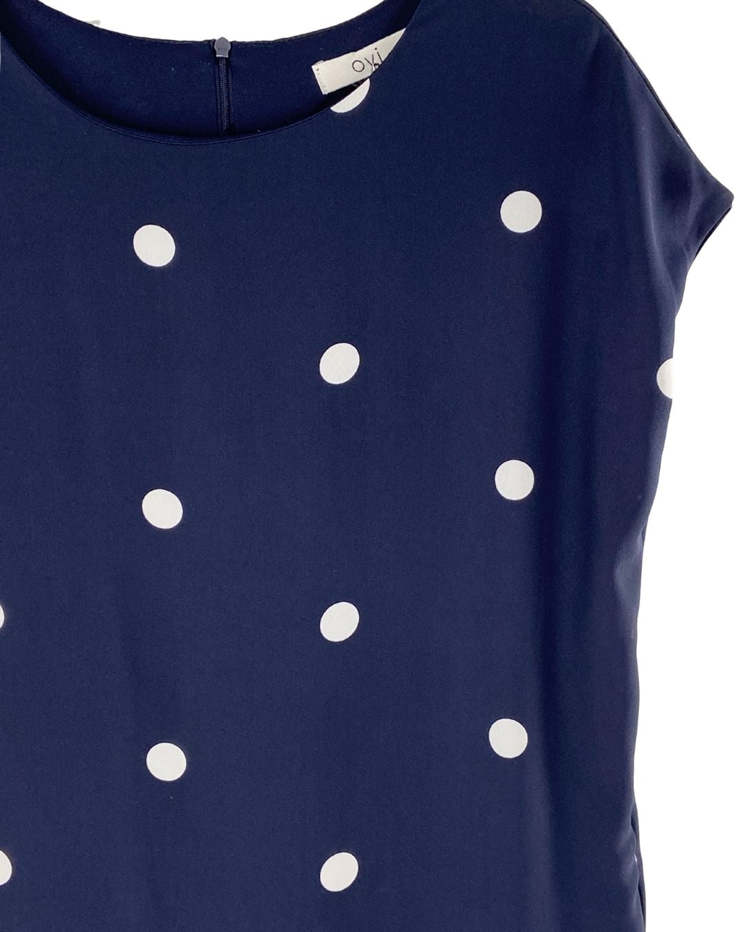 Vestido amplio print dots