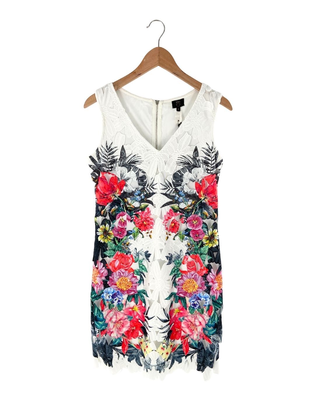 Vestido sleeveless en guipure