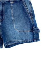 Short midi en denim rigido