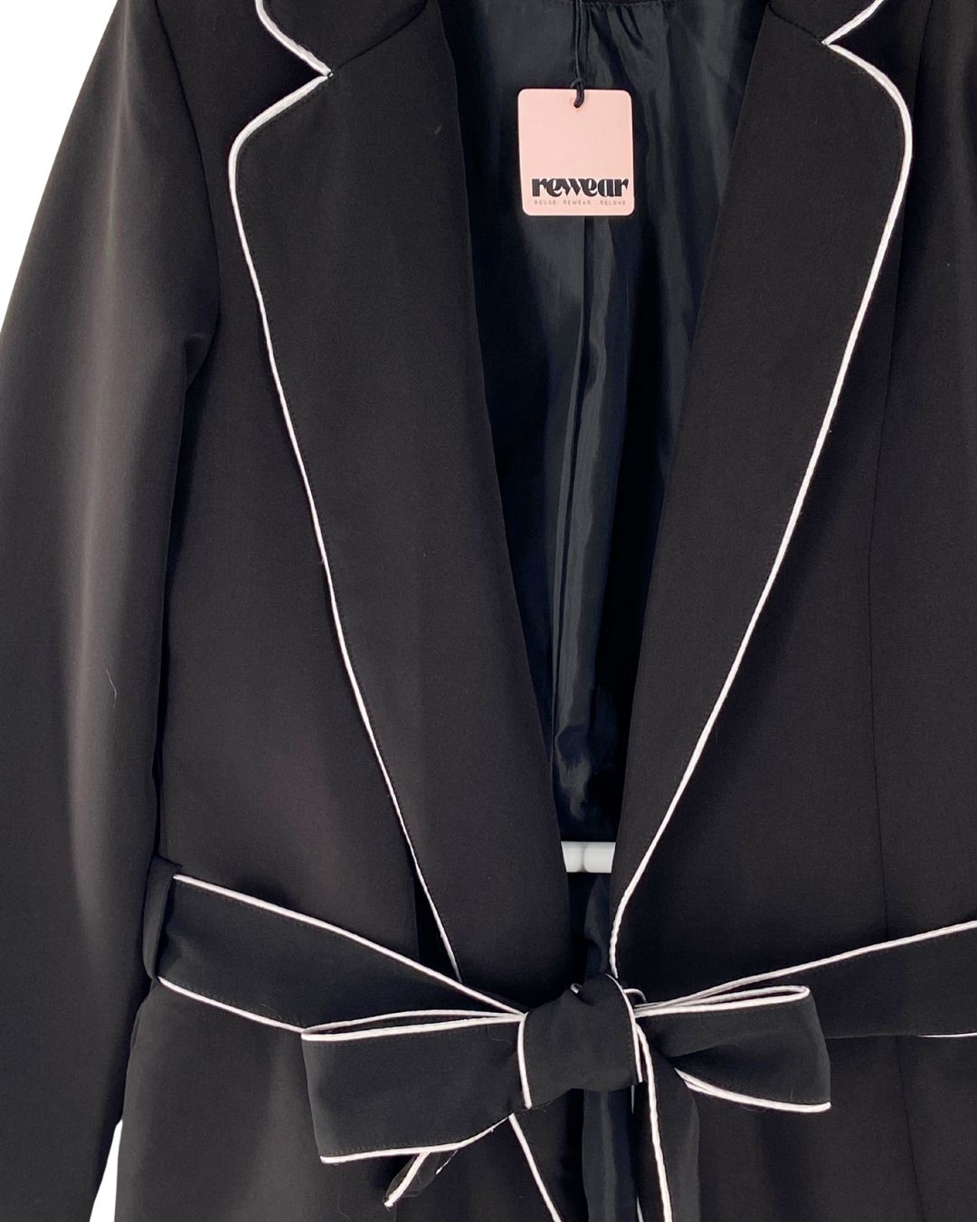 Blazer abierto con cinturon