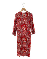 Sobretodo con print y cinturon