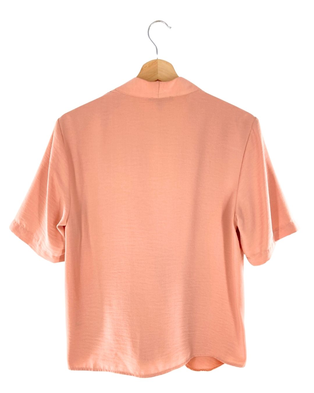 Blusa manga corta cruzada