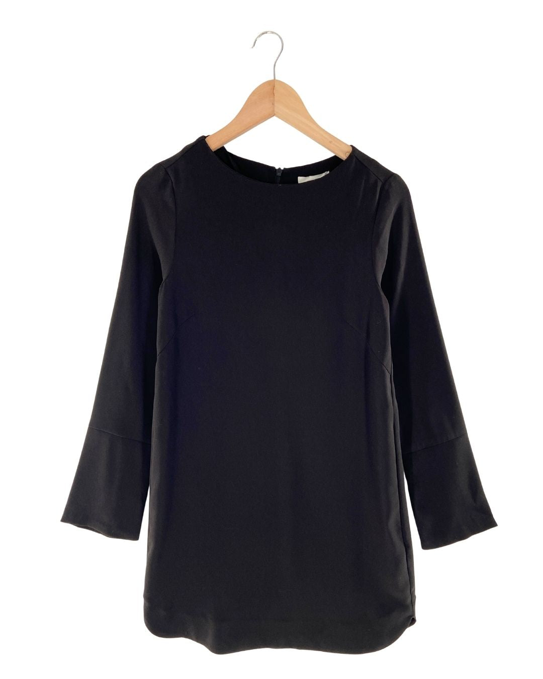 Vestido midi suit manga larga