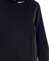 Vestido midi suit manga larga