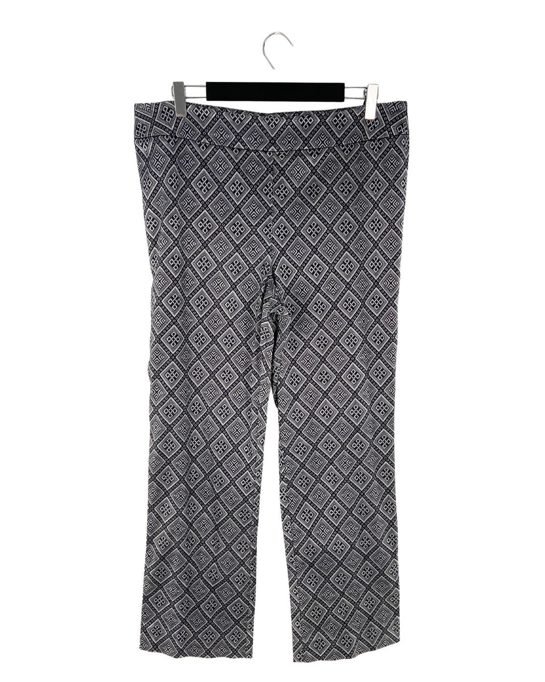 Pantalon suit en jacquard