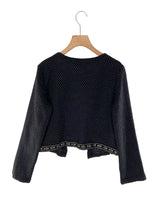 Saco abierto con textura print