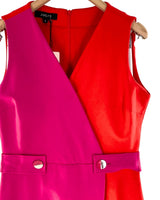 Vestido color block