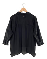 Camisa manga larga traslucida