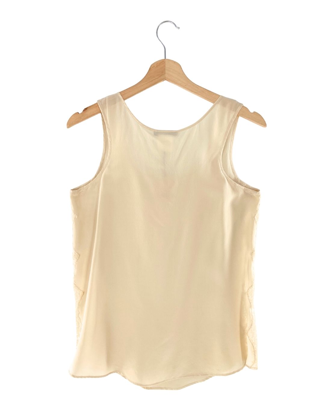 Blusa sleeveless con encaje