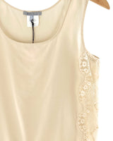 Blusa sleeveless con encaje