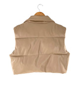 Chaleco crop acolchado