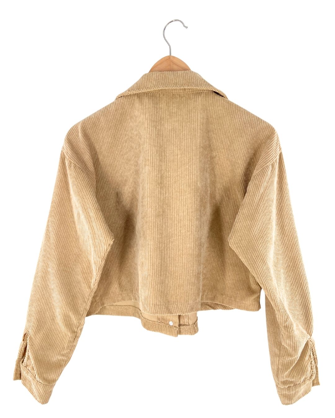 Sobrecamisa crop en pana