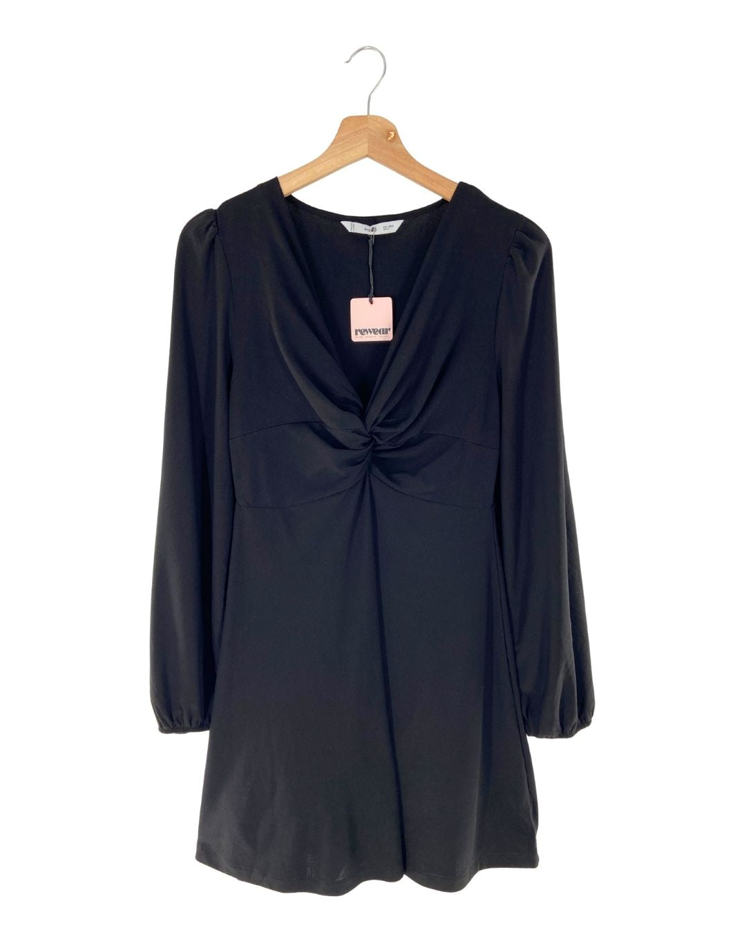 Vestido mini manga larga