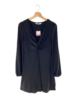 Vestido mini manga larga