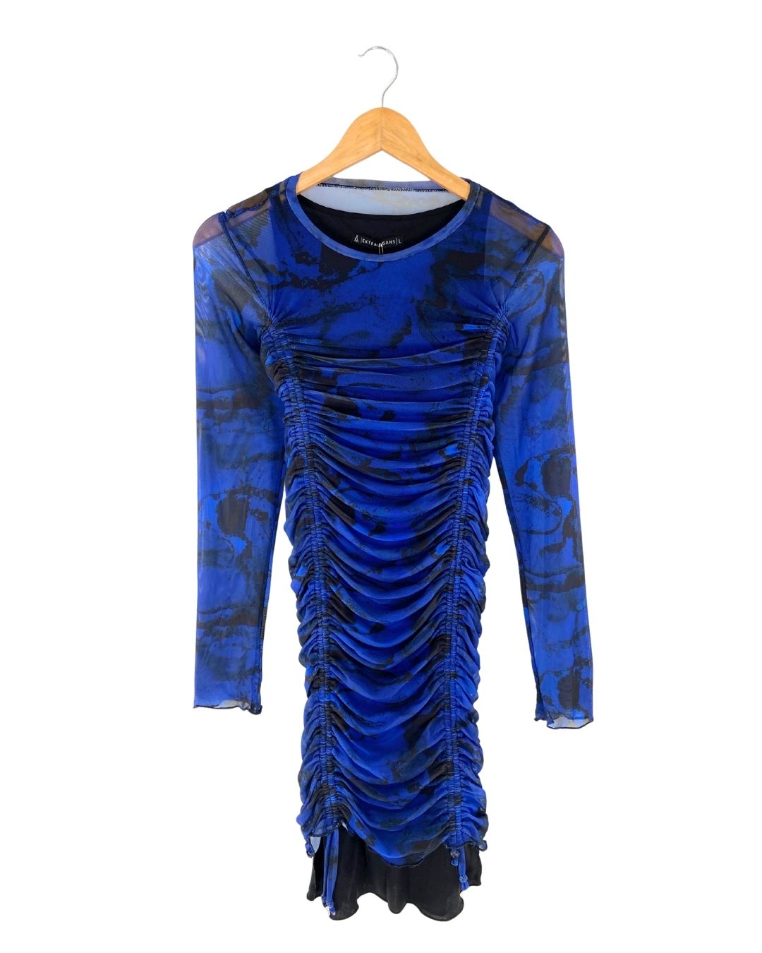 Vestido midi en mesh