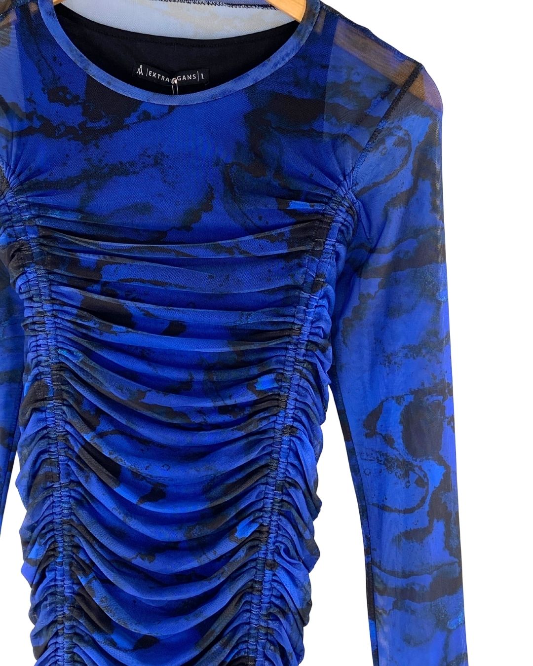 Vestido midi en mesh