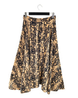 Maxi falda abotonada corte A