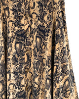 Maxi falda abotonada corte A