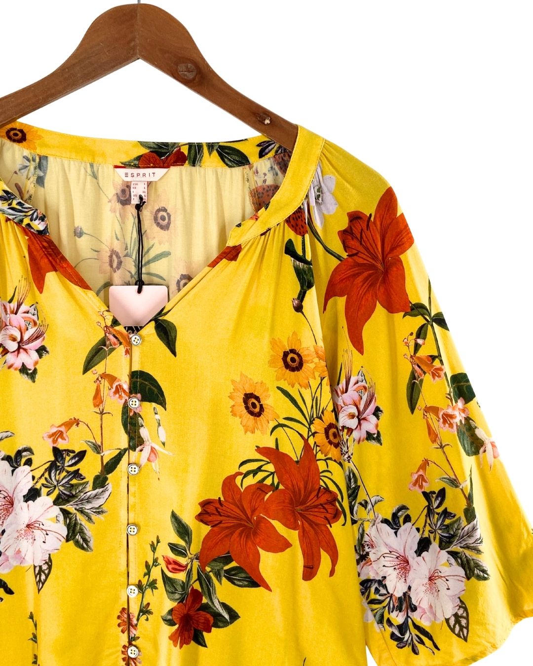 Blusa abotonada en delantero