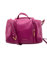 Cartera estilo baul en cuero