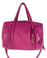 Cartera estilo baul en cuero