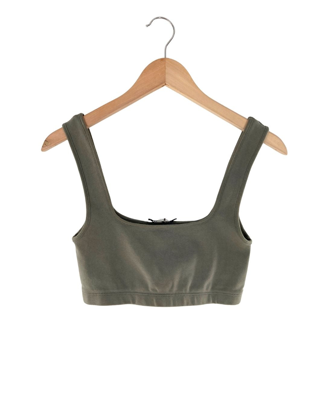 Crop top de tiras anchas