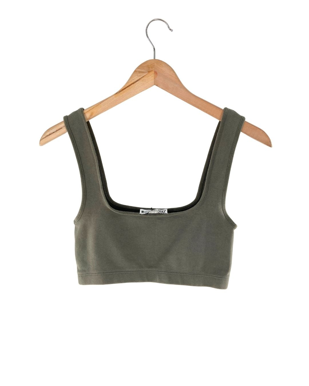 Crop top de tiras anchas