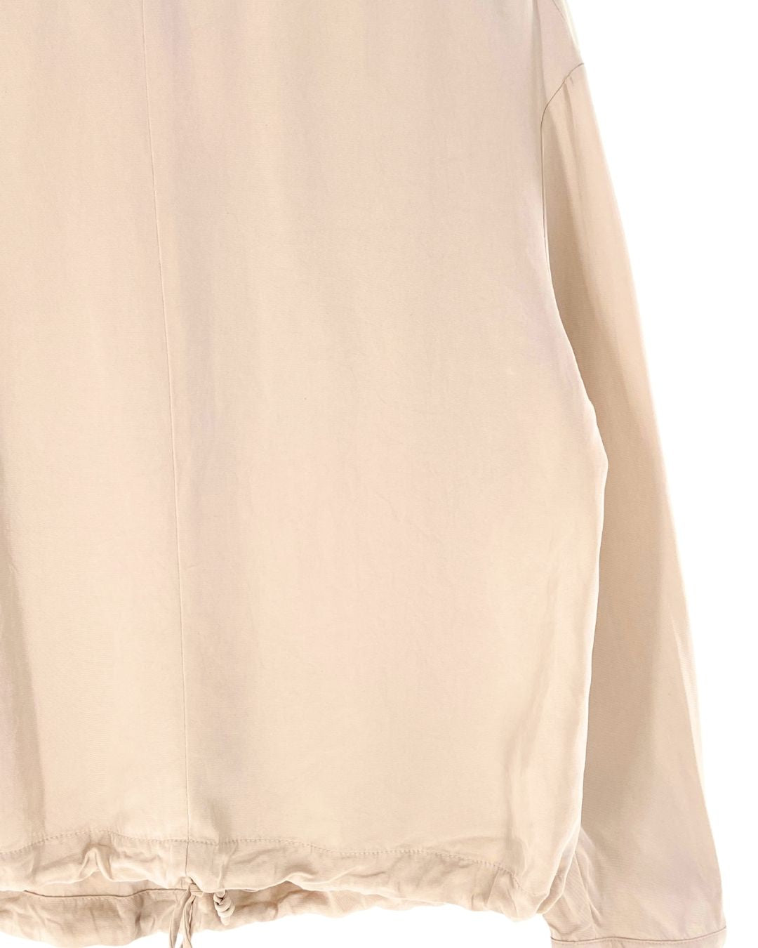 Blusa basica manga larga anuda