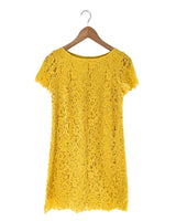 Vestido mini en guipure