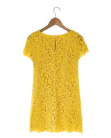 Vestido mini en guipure