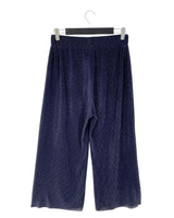 Pantalon crop plisado