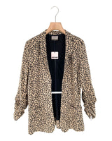 Cardigan abierto animal print