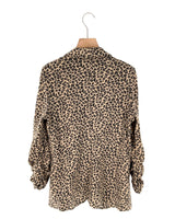 Cardigan abierto animal print