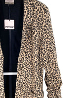 Cardigan abierto animal print