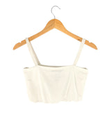 Crop top licrado print manos