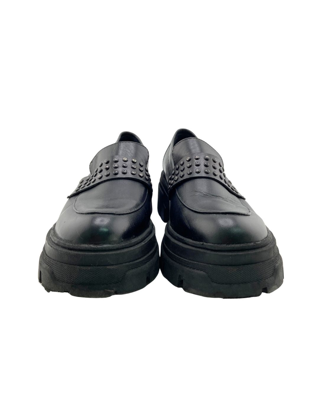 Loafers mate con taches