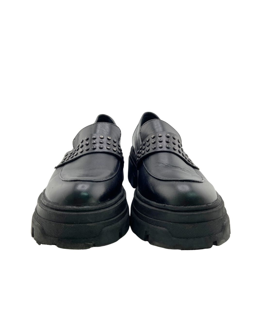 Loafers mate con taches