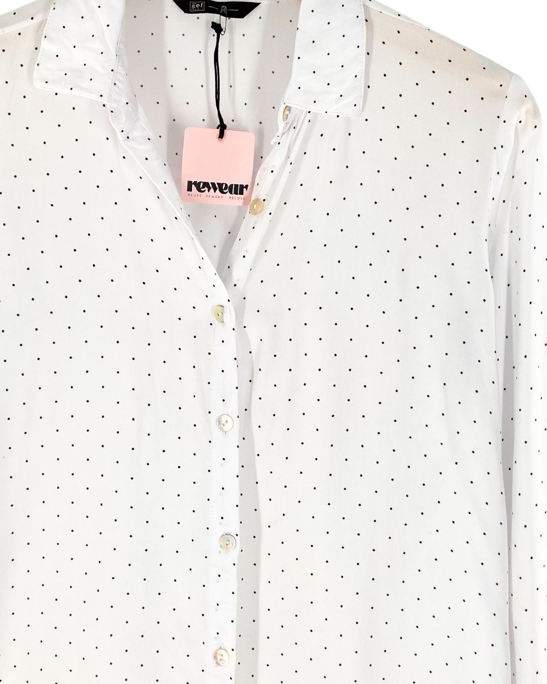 Camisa manga larga print mini