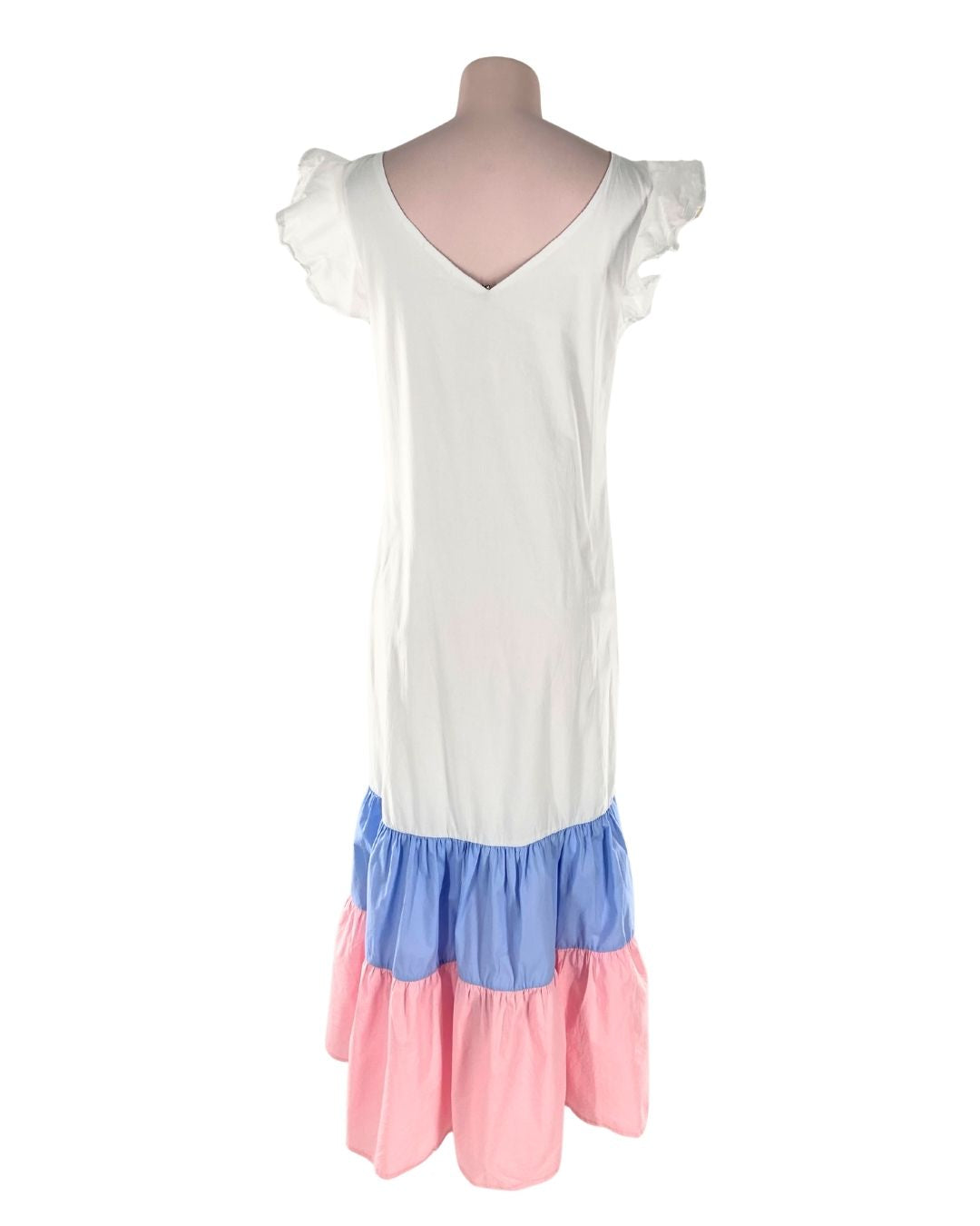 Maxi vestido vuelo en tiras