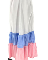 Maxi vestido vuelo en tiras